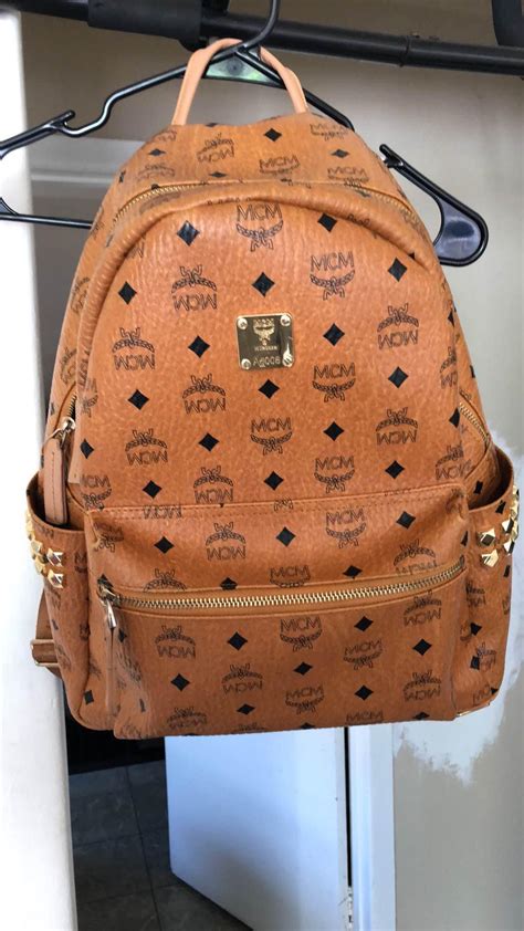 mcm bag mens replica|how to spot a fake mcm bag.